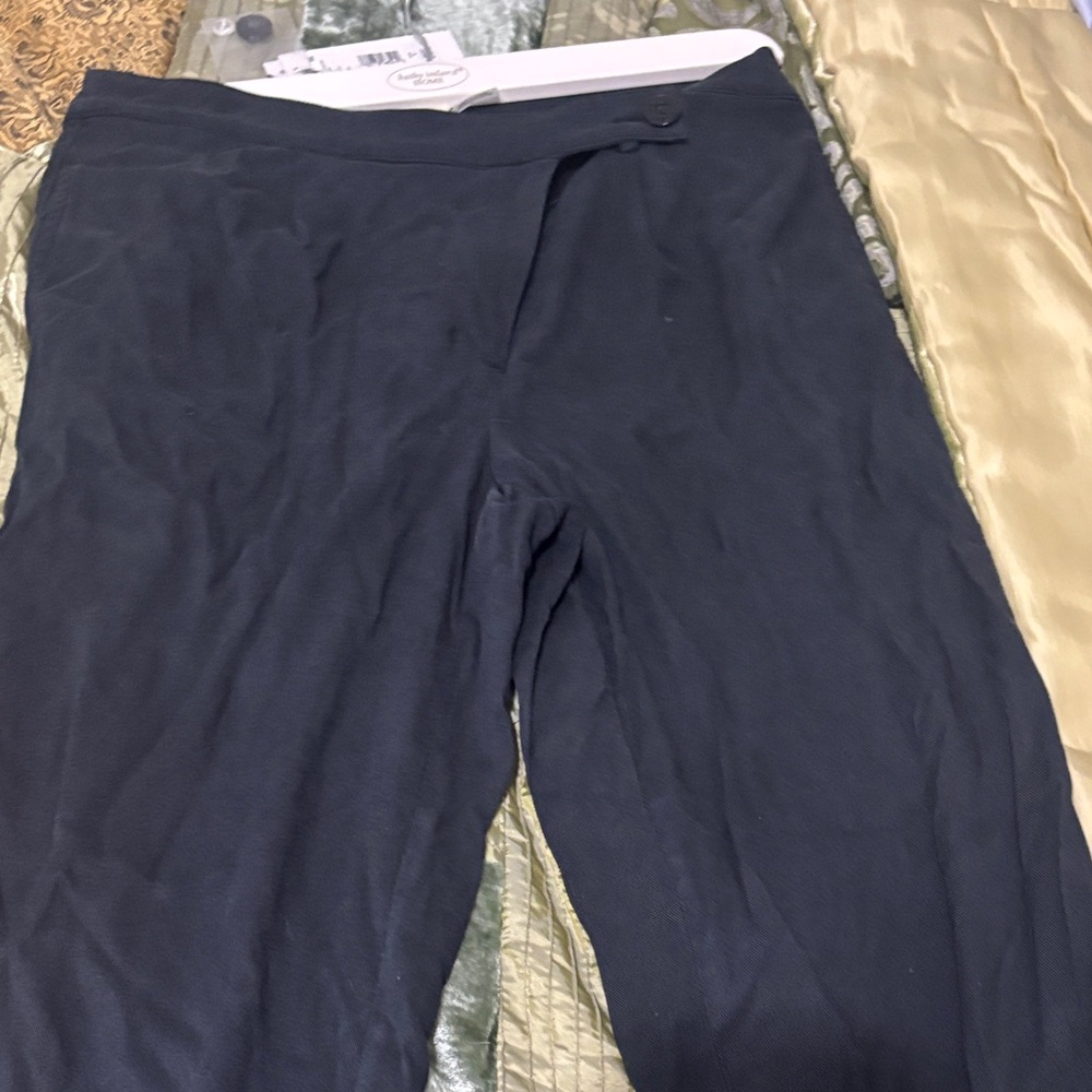 Alice + Olivia Black High-Waist Trousers with Tag - Picture 6 of 6